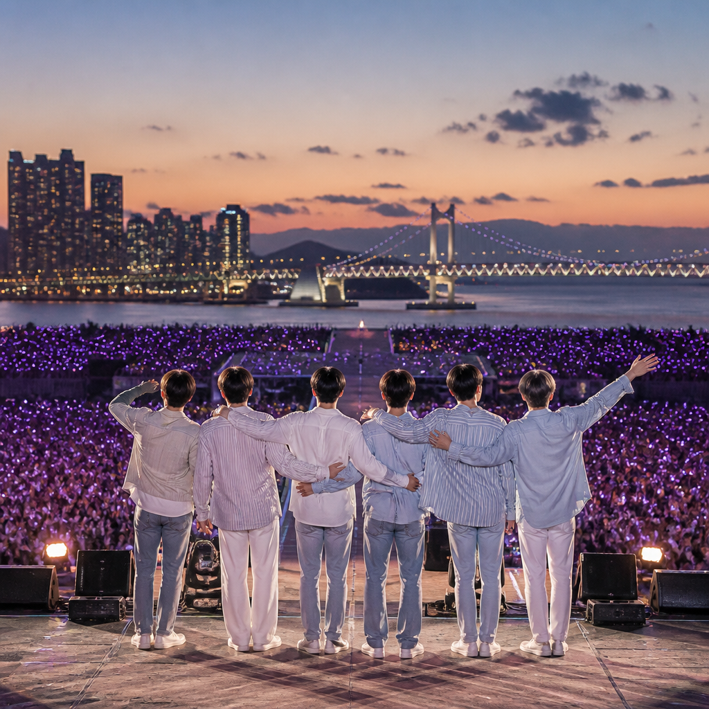 BTS, 부산에서 팬 11만 명과 데뷔 13주년 기념 행사 개최