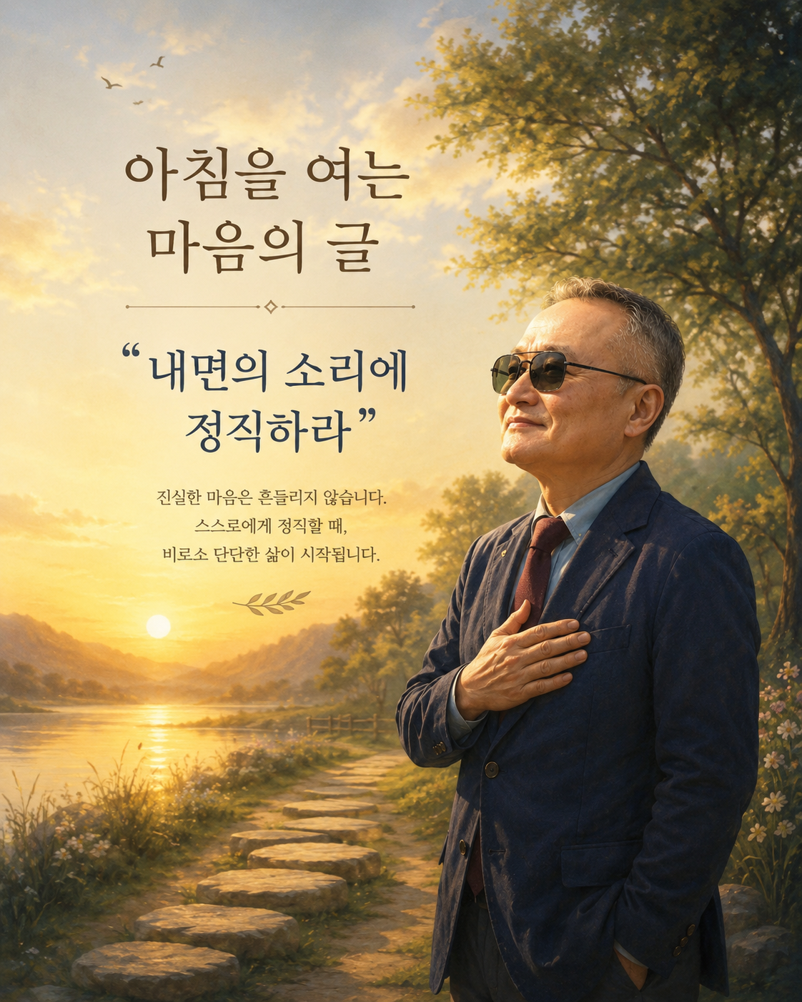 아침을 여는 마음의 글, 내면의 소리에 정직하라.