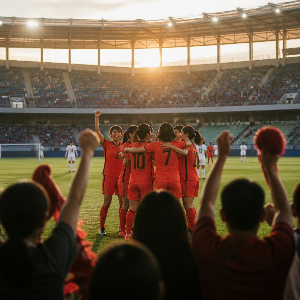 한국 U-17 여자축구, 대만 4-0 완승으로 아시안컵 8강 진출