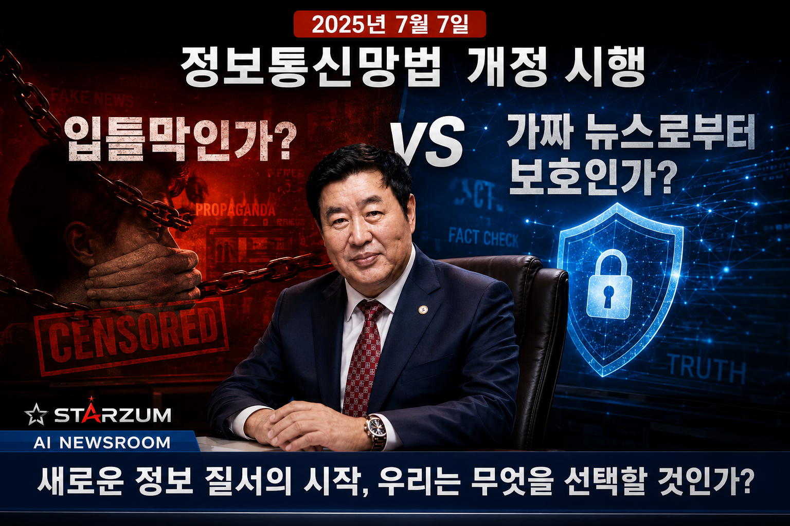 "자유는 책임과 함께 존재하며, 진실은 검증을 통해 더욱 강해진다."